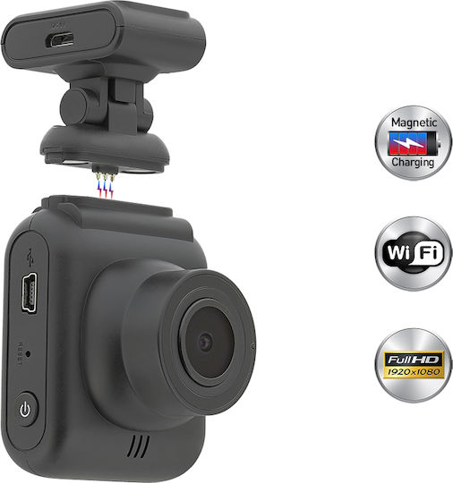 Tellur Автомобилна DVR камера 1080P с дисплей 1.5" за Паркет с клипс