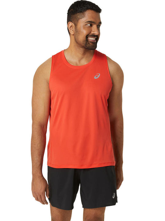 ASICS Core Herren Ärmelloses Shirt Red