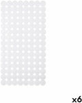 Berilo Αντιολισθητικό Ντουζιέρας με Βεντούζες Λευκό 36x68εκ.