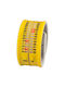 Digital Watch with Rubber Strap Yellow