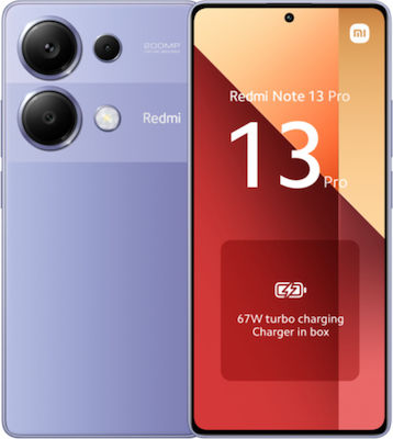 Xiaomi Redmi Note 13 Pro 4G Dual SIM (8GB/256GB) Lavender