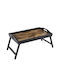 Songmics Bamboo Δίσκος Κρεβατιού 50x30x26cm