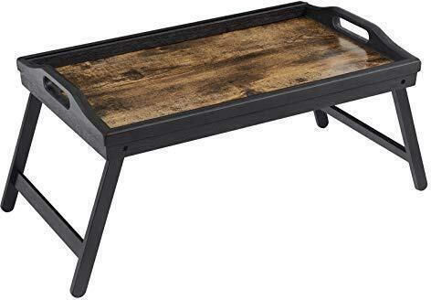 Songmics Bamboo Δίσκος Κρεβατιού 50x30x26cm