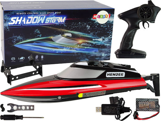 Lean Toys R C 2.4g Ferngesteuertes Schnellboot Rot