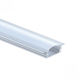 Eurospot Încastrat Profil din Aluminiu pentru Bandă LED cu Opal Acoperire 200x2.4x0.7cm.