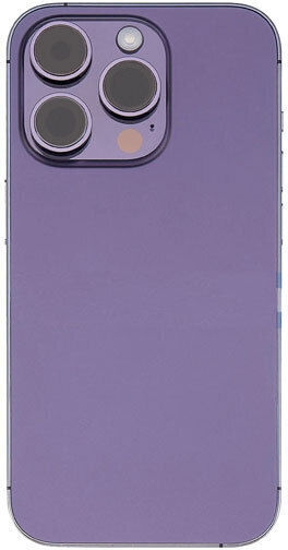 Batterieabdeckung Back Housing Rückseite Lila für Apple iPhone 14 Pro Max.