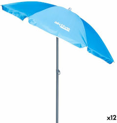 Aktive Foldable Beach Umbrella Aluminum with UV Protection Blue