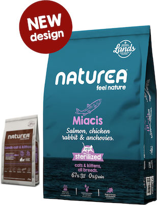 Naturea Miacis Dry Food for Neutered Cats with Salmon / Chicken 5.5kg