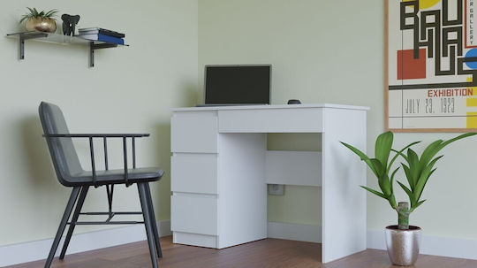 Γραφείο 98x51x76εκ. White