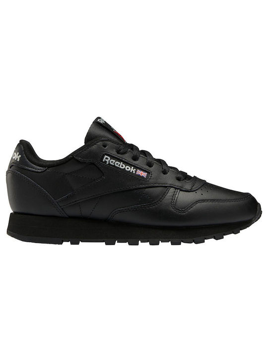 Reebok Classic Leather Γυναικεία Sneakers Μαύρα