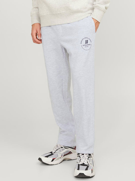 Gordon Pantaloni de trening fără Elastic white-melange