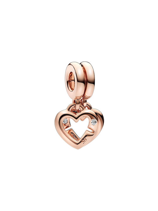 Pandora Charm from Rose Gold Plated Steel