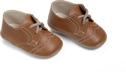 Ever Kid Brown Baptism Leather Boots