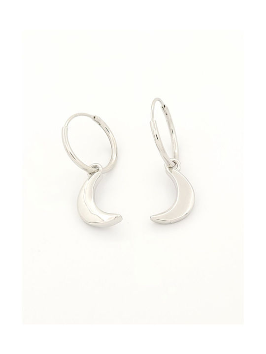 Klavdianos Earrings Hoops made of Silver