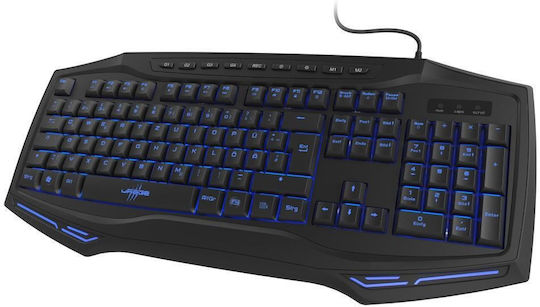URage Exodus 300 Illuminated Гейминг Клавиатура с RGB подсветка (Английски US) Черен