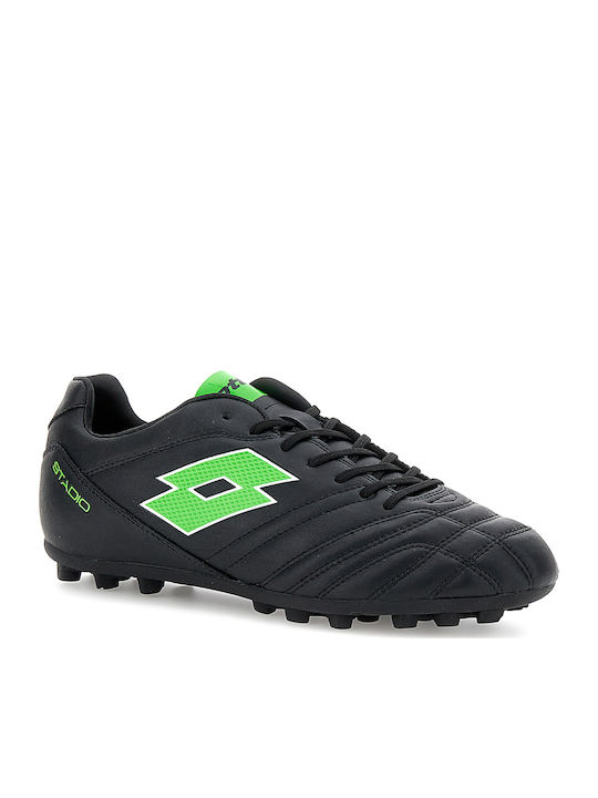 Lotto Stadio 705 Football Shoes with Cleats Black