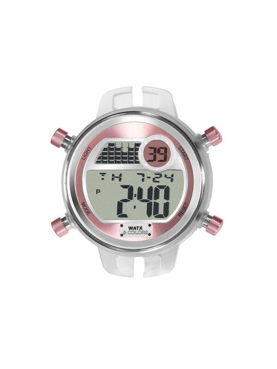 WATX & CO Digital Uhr mit Kautschukarmband