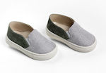 Ever Kid Taufschuhe Espadrilles Gray