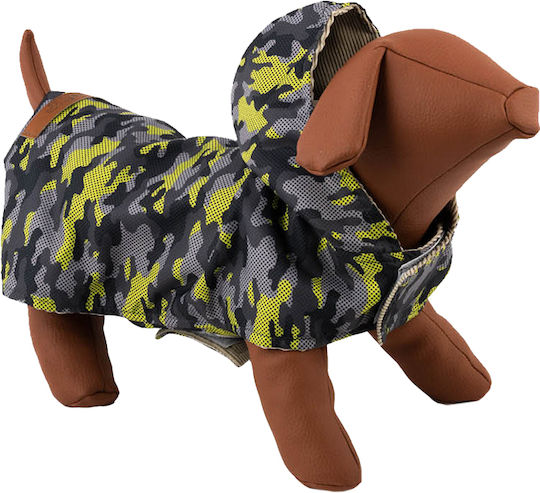 Woofmoda Μπουφάν Σκύλου Αδιάβροχο Πράσινο Small με Μήκος Ράχης 31 εκ. Παραλλαγή