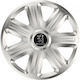 Versaco Set Capace de Roți Auto Comfort 13" Compatibilitate Peugeot 4 Bucăți Argintii
