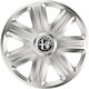 Versaco Set Capace De Roți Auto Comfort 14" Compatibilitate Alfa Romeo 4 Bucăți Argintii