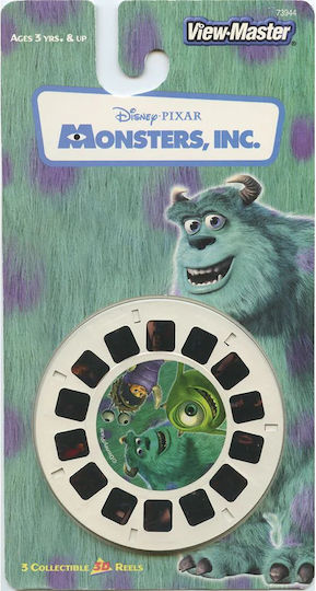Mattel Интерактивна играчка Дискове за View-master Monsters Inc