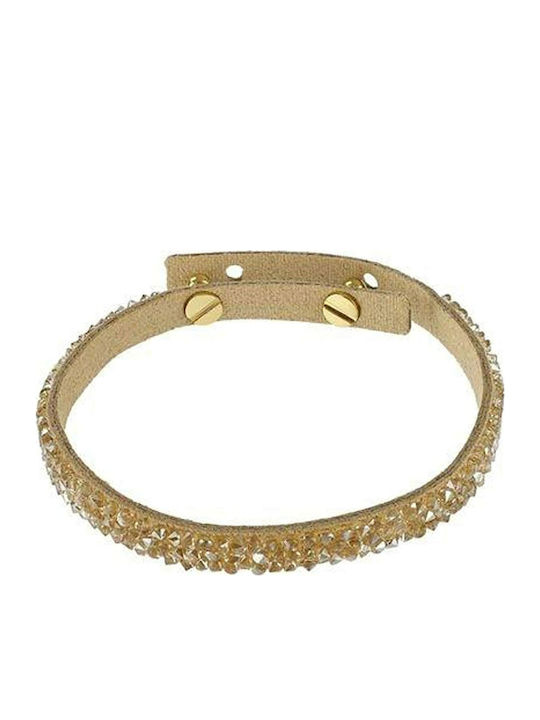 Adore Γυναικείο Βραχιόλι από Δέρμα 18cm