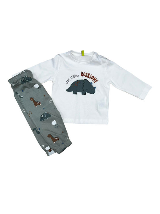 Losan Kids Sweatpants Set white-mint 2pcs