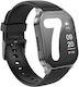 Hoco Y19 Smartwatch με Παλμογράφο (Μαύρο)