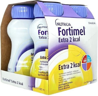 Nutricia Fortimel Extra 2 Kcal 4 x 200ml Vanilla