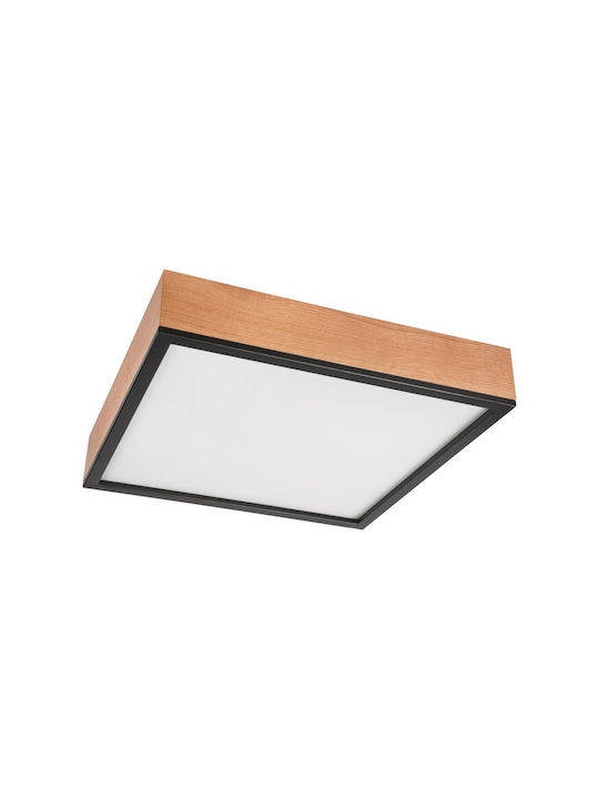 Lamkur Ceiling Mount Light 48cm Brown with Socket E27