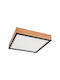 Lamkur Ceiling Mount Light 48cm Brown with Socket E27