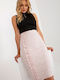 Lakerta Pencil Skirt in Pink color