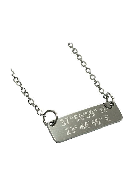 Theodora's Jewellery Necklace Made Of Steel