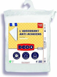 Dodo Super-Double Mattress Cover White 160x200cm