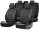 Deluxeboss Front Car Covers 11pcs Cotton Black
