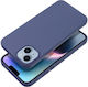 Matt Back Cover Silicon Albastru (Honor X7a)