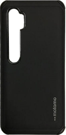 Motomo Note Umschlag Rückseite Kunststoff / Silikon Schwarz (Xiaomi Mi Note 10 Lite, Xiaomi MI Note 10, Note 10 Pro)