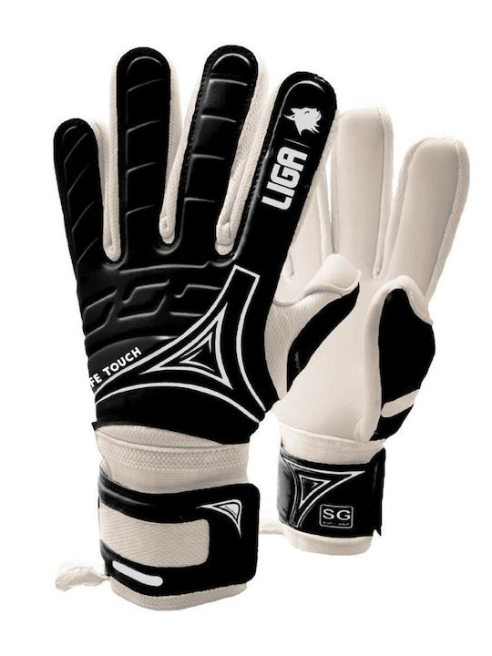 Liga Sport Adults Goalkeeper Gloves Black 159049