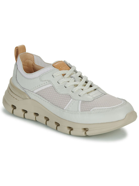 Clarks Nature X Damen Sneakers Weiß