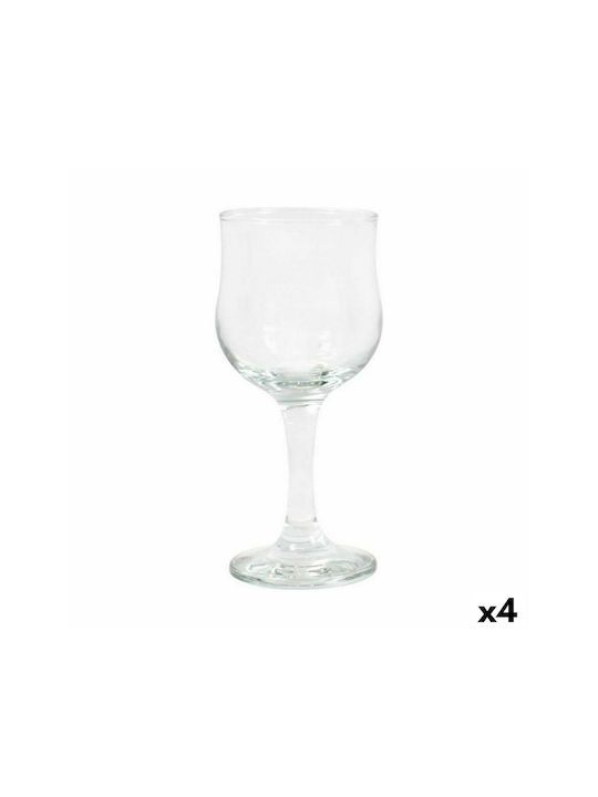 Gurallar Nevakar Glass Set for White Wine made of Glass in White Color Stacked 200ml 6pcs