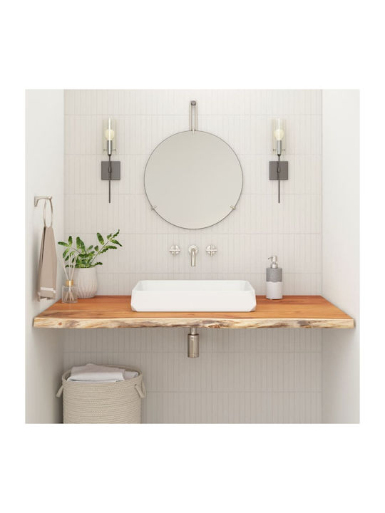 vidaXL Bathroom Vanity Unit Made of Solid Wood 120x60x2.5cm 370264