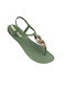 Ipanema Class Connect Fem Frauen Flip Flops in Khaki Farbe