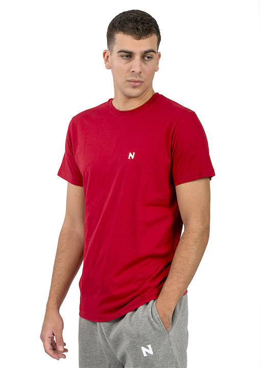 Energy Bluza Sportivă pentru Bărbați cu Mânecă Scurtă Light Red