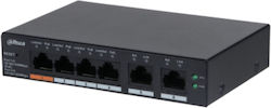 Dahua CS4006-4GT-60 Unmanaged L2 PoE+ Switch with 4 Gigabit (1Gbps) Ethernet Ports
