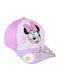 Minnie Mouse Kinderhut Jockey Stoff Lila