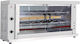 North GASK2 Hähnchen Rottisserie Grill Erdgas 6kW mit Abmessungen 46x132x68cm