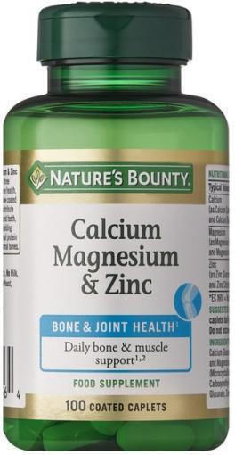 Nature's Bounty Calcium Magnesium & Zinc 100 caps
