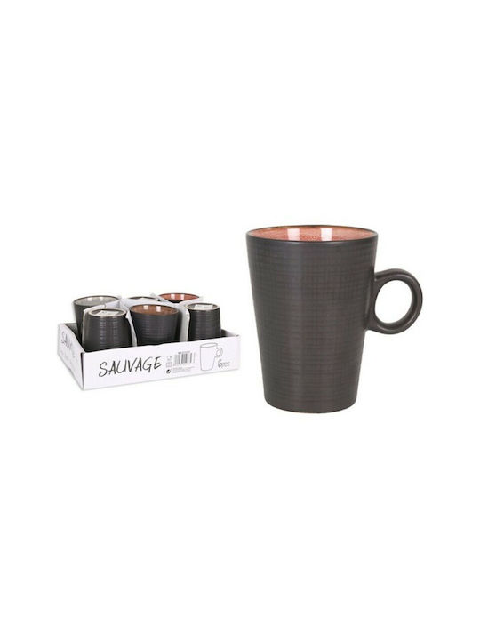 Cană Ceramică Neagră 300ml 1buc