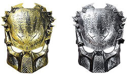 Plastic Full Face Mask Silver
